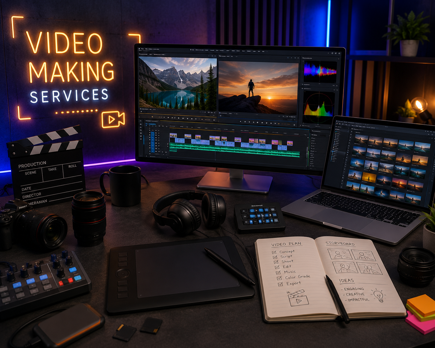 video making and editing